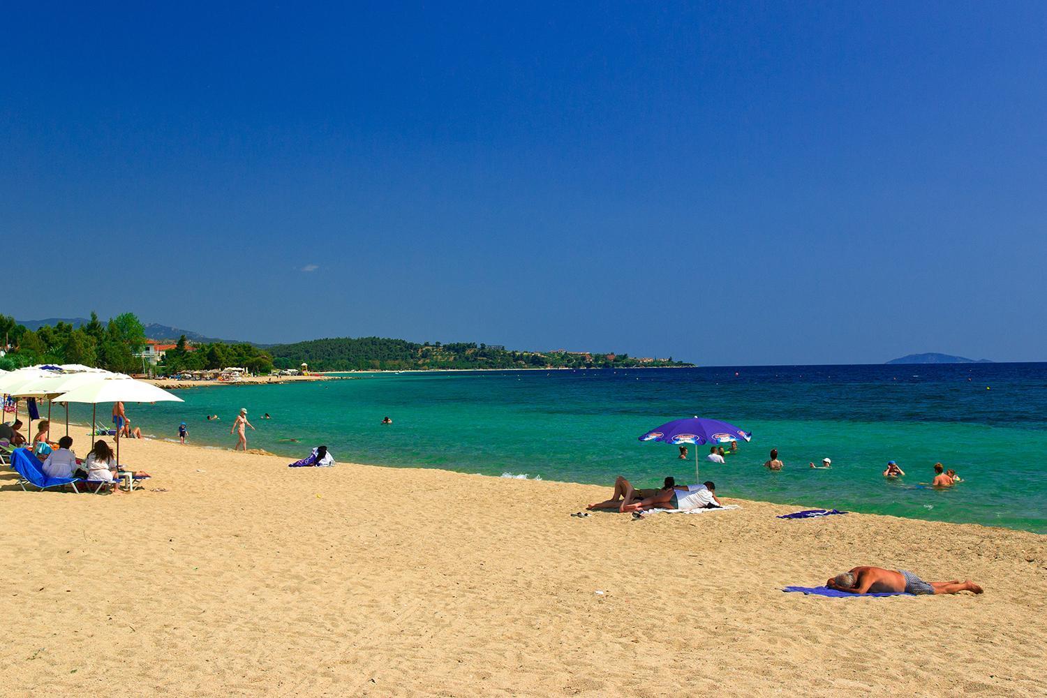 Sithonian Sunset Luxury - Nikiti Cozy Getaways Lejlighedshotel Eksteriør billede