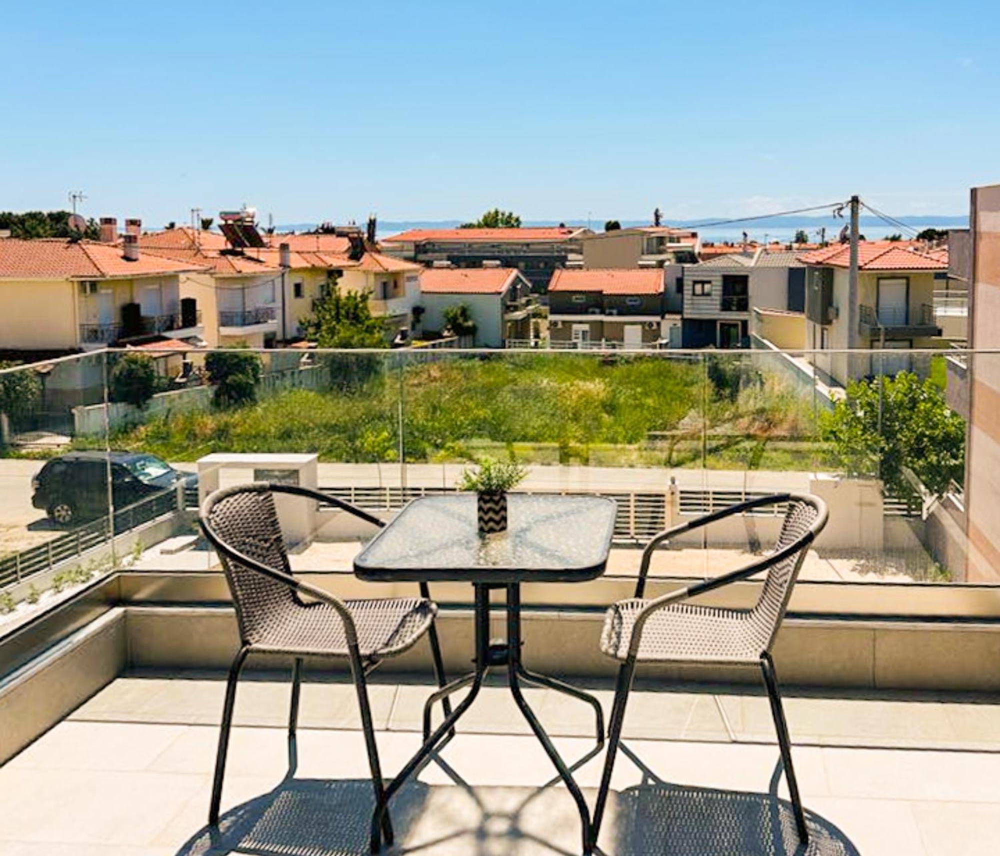 Sithonian Sunset Luxury - Nikiti Cozy Getaways Lejlighedshotel Eksteriør billede
