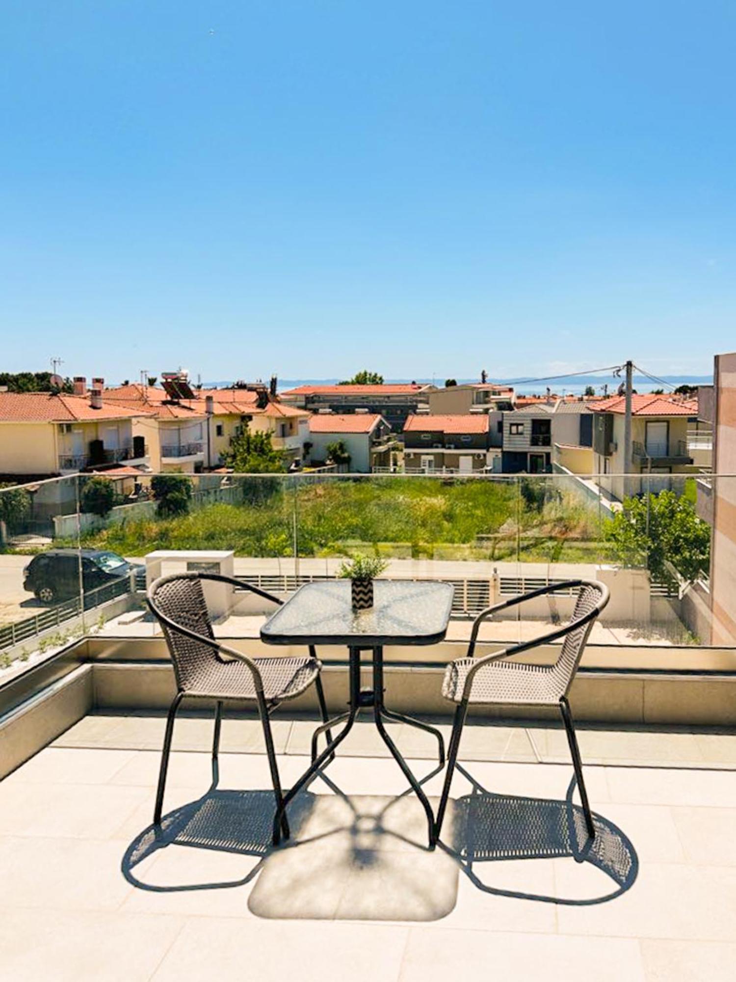 Sithonian Sunset Luxury - Nikiti Cozy Getaways Lejlighedshotel Eksteriør billede